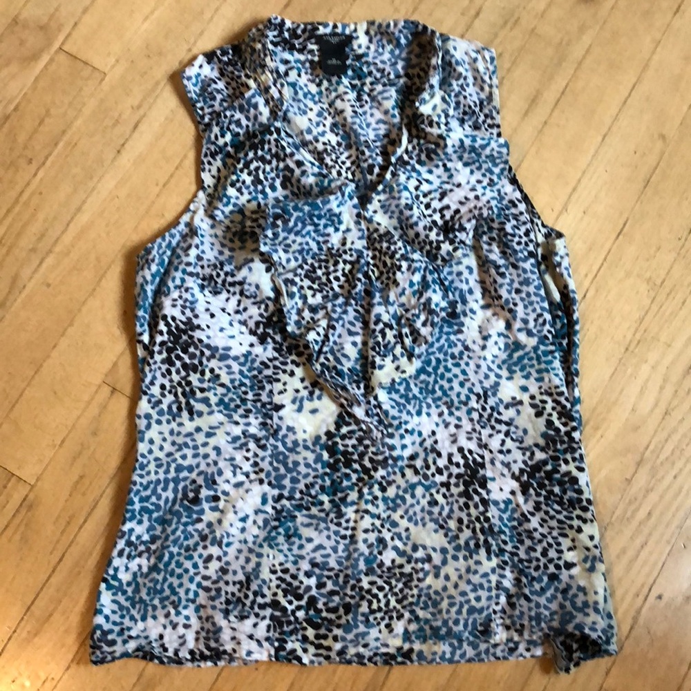 Ann Taylor Career Blouse w/Ruffles